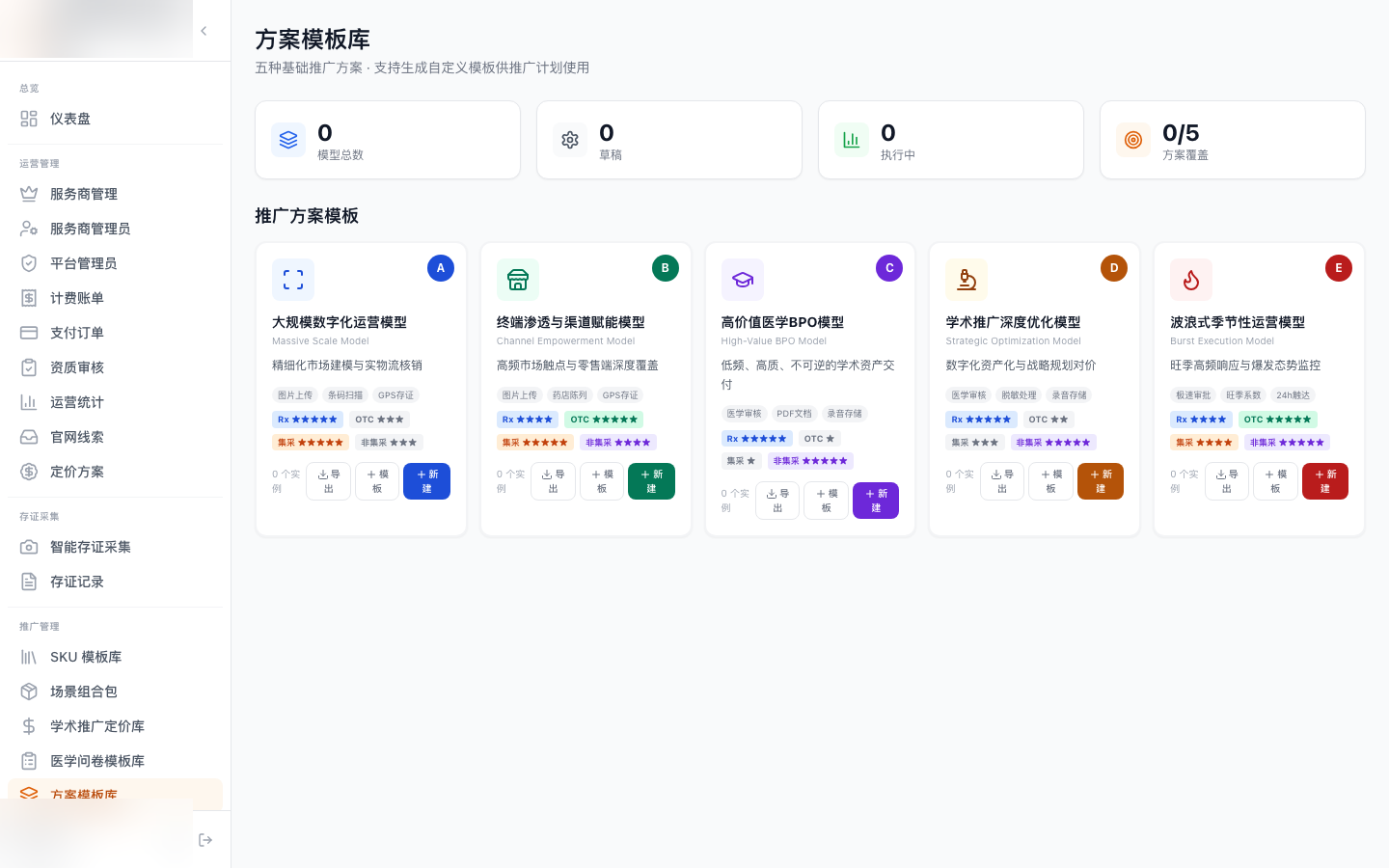模型管理 界面截图